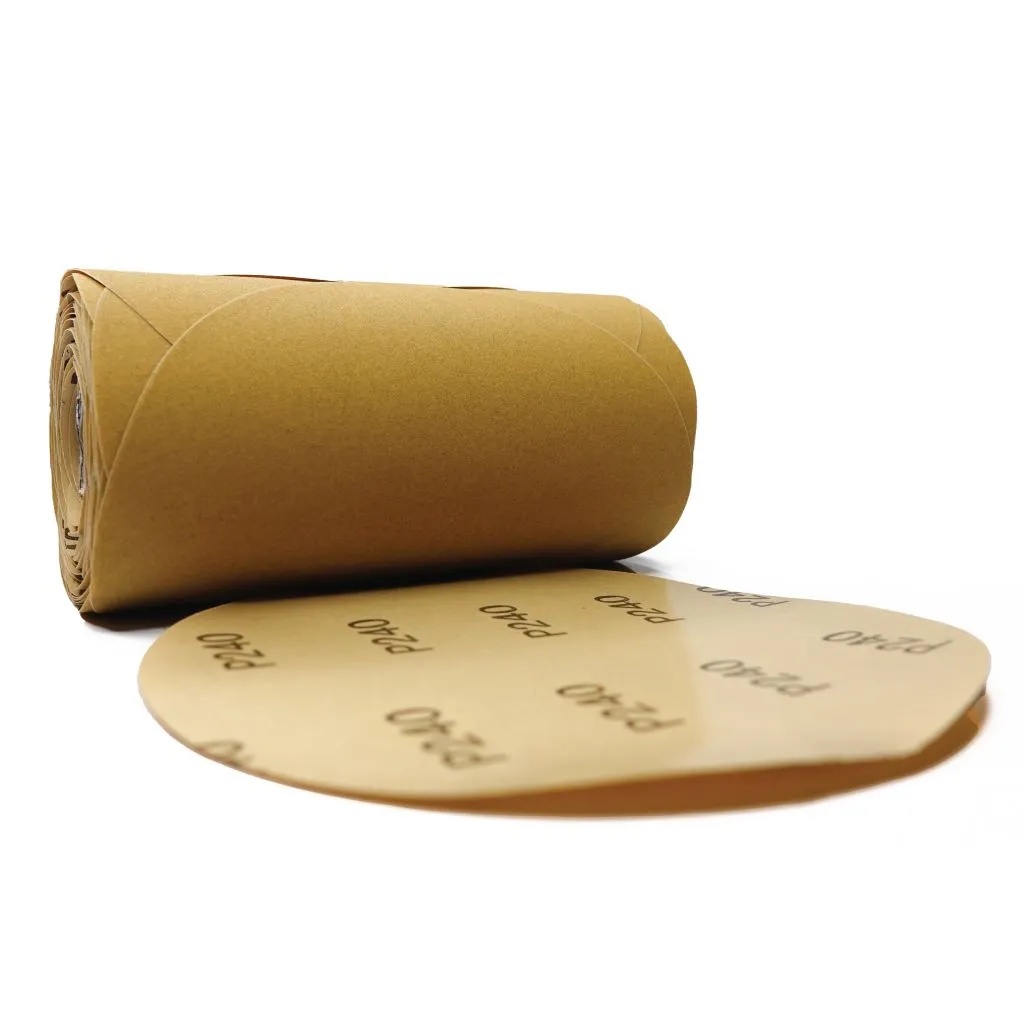 Picture of ARC Abrasives 6In 240X 100 Psa Gold Disc Roll Disc Roll On